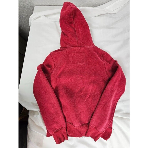 Abercrombie Kids zip up jacket size XL 16 Rugged look Fleece lining - Picture 3 of 3